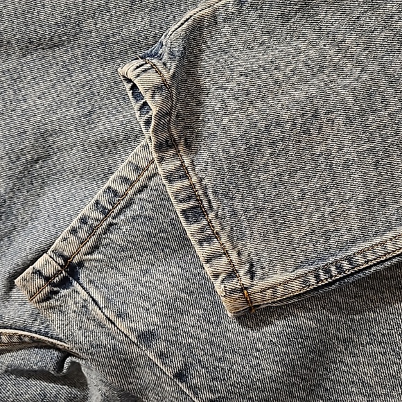 Tommy Hilfiger Vintage Denim Jean's with top logo wrap around Y2K - Picture 7 of 11